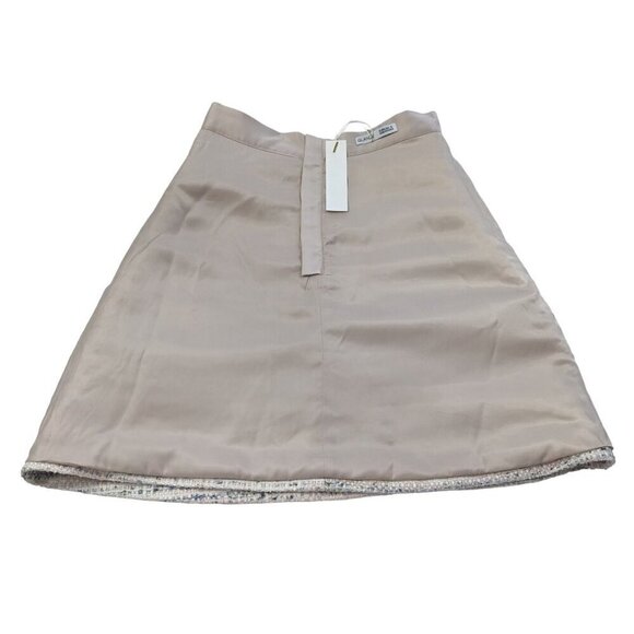 NWT GLANCESTUDIO Aussie Adaptive Clothing Pink & White Preppy Tweed Skirt Size S - Picture 9 of 10